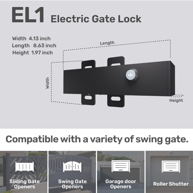 tmt EL1 Automatic Electric Gate Lock - Image 5